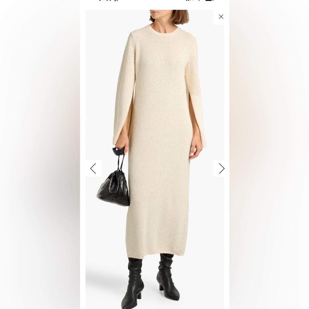 Theory Boucle Sweater Dress